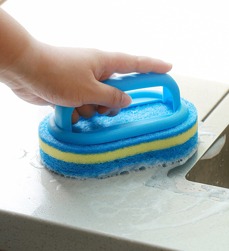 Chiffon de nettoyage de poêle et brossage des carreaux, du sol épaississant nettoyage des assiettes et autres