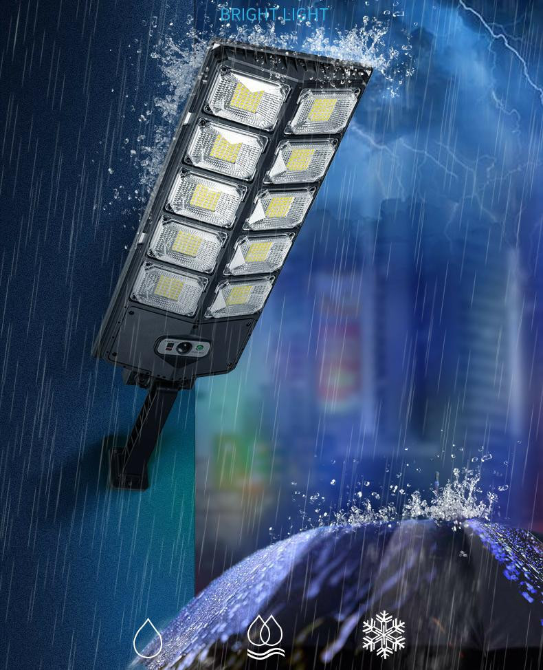 Cross-Border Nouvelle LED Lumière lumineuse Petites réverts Double Row Valtères Solar Garden Lights Induction Lights Street Lighting Outdoor Lighting W789B-5