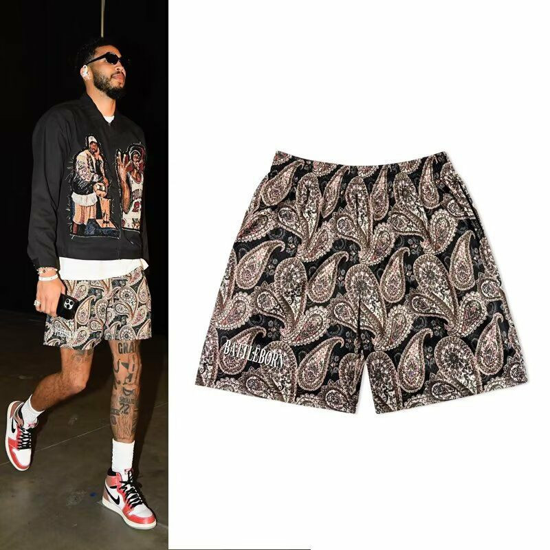 Short de couple américain à la mode été nouveau sport fitness course short de basket-ball short de basket-ball à séchage rapide