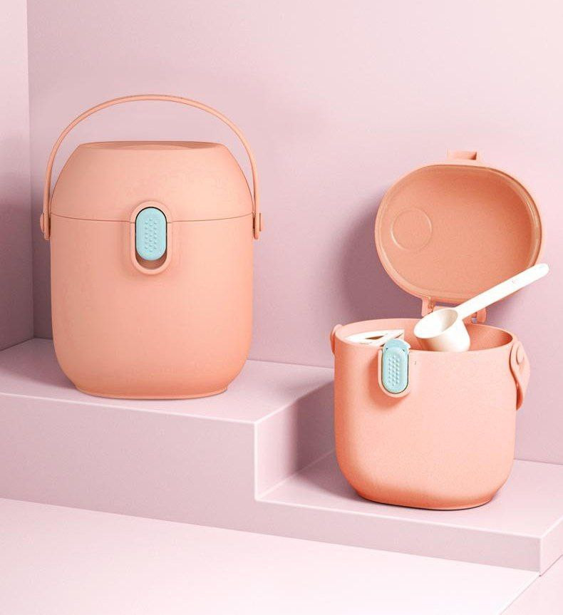 Boîte de stockage de lait en poudre pour bébé grande capacité complément alimentaire pour bébé boîte de stockage de collations de nouilles de riz portable pot scellé résistant à l'humidité