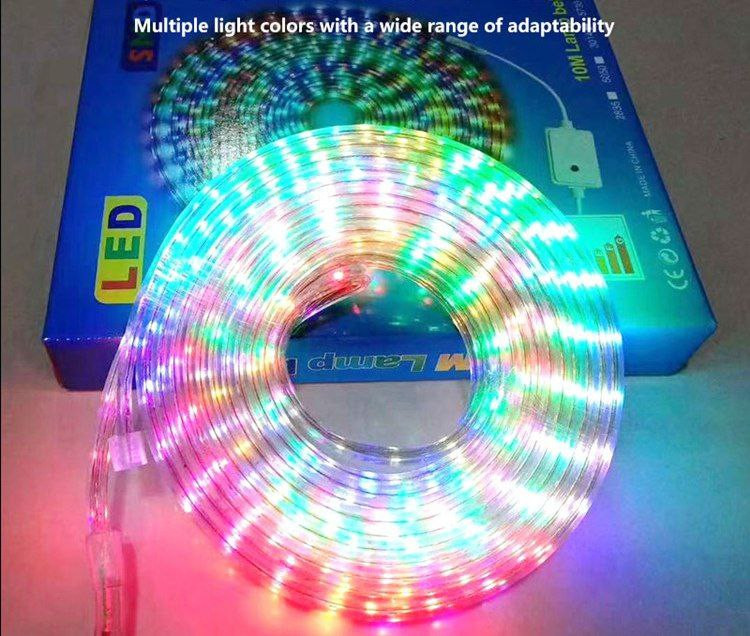 Bande lumineuses à six couleurs haute tension 220 V 2835 bandes lumineuses pour eau courante Bandes lumineuses à LED à 6 couleurs et sept couleurs