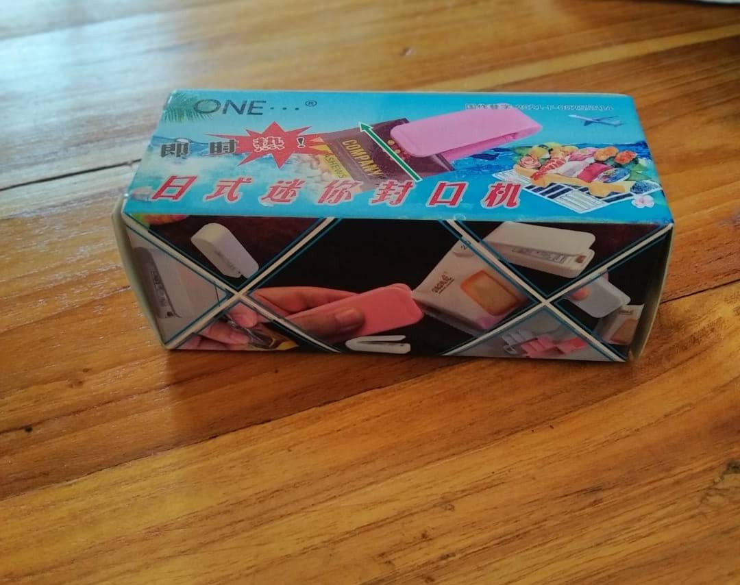 Machine à sceller pour collations - Mini machine à sceller en plastique - Appareil scellant domestique sac avec pression à la main